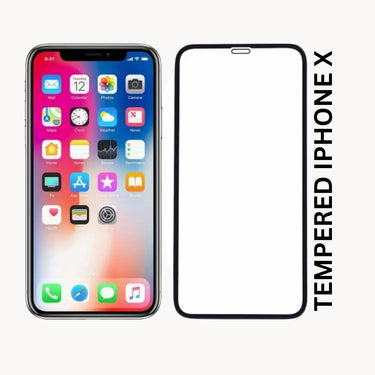 Apple iPhone X Tempered Glass Screen Protector Transparent| Full Edge-to-Edge HD Protection & Easy Installation Kit (Pack Of 2)